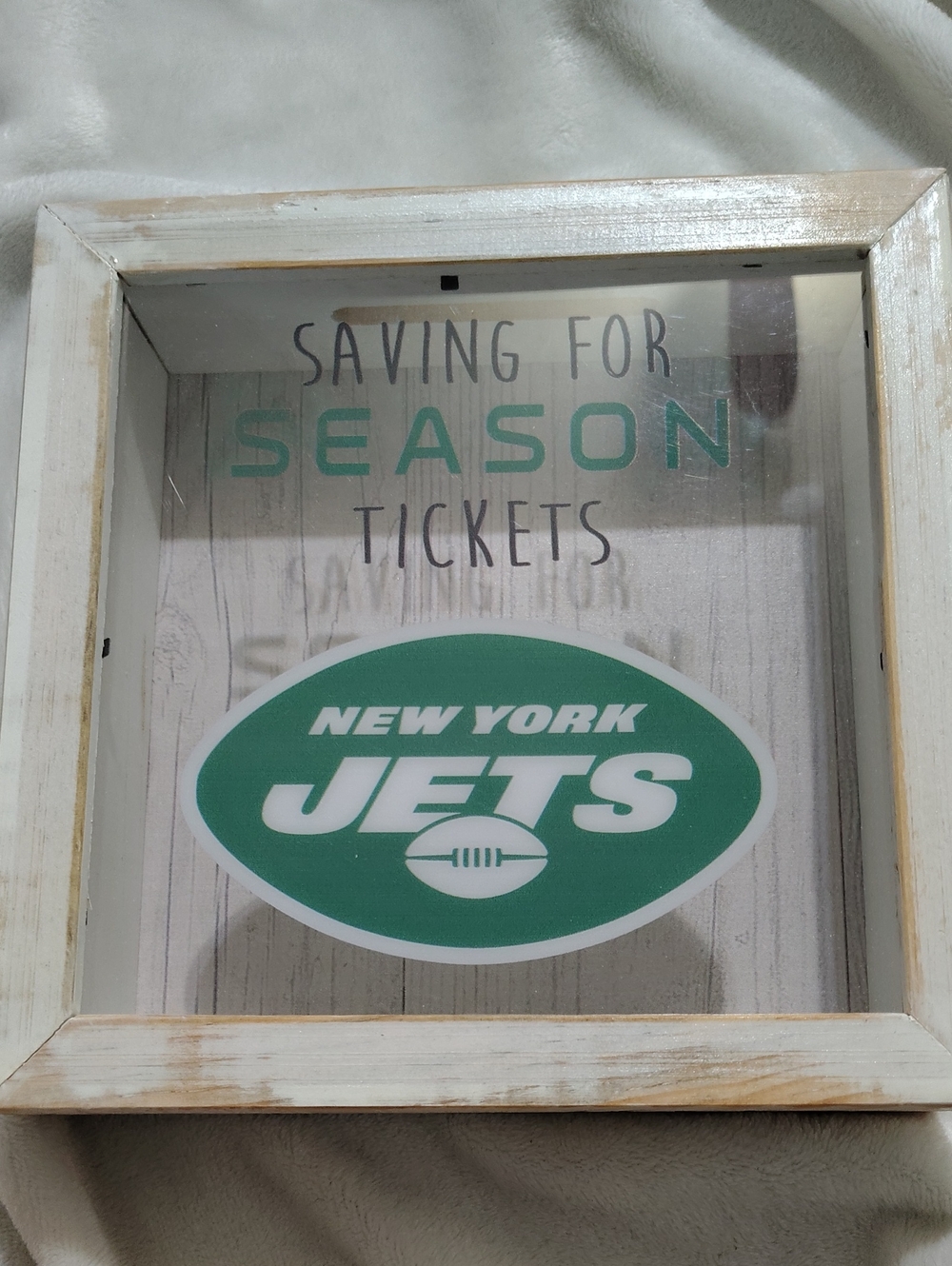 Green Season Ticket Savings Shadow Box